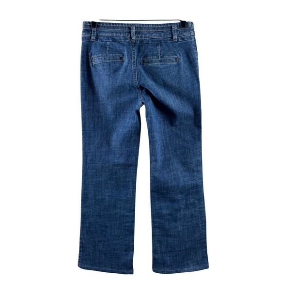 Victoria's Secret London Jeans Low Rise Bootcut HEMMED Vintage Y2K Size 4 Petite - Picture 4 of 12